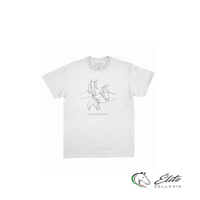 Monta inglese, Abbigliamento, T-shirt - vendita online T-SHIRT UOMO D2 - marca: Sarm Hippique - Selleria Élite del cavallo - Palermo - Sicilia- Italia