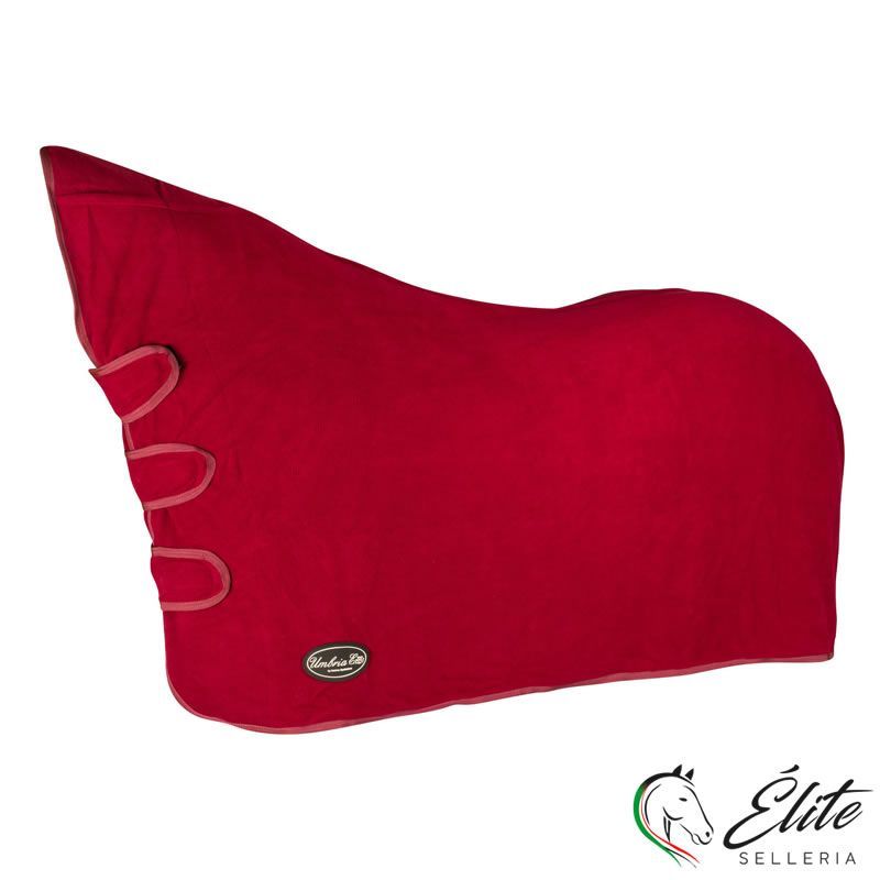 Vendita online COPERTA IN PILE CON COPERTURA PER IL COLLO BORDEAUX - Selleria Élite del cavallo - Palermo - Sicilia- Italia