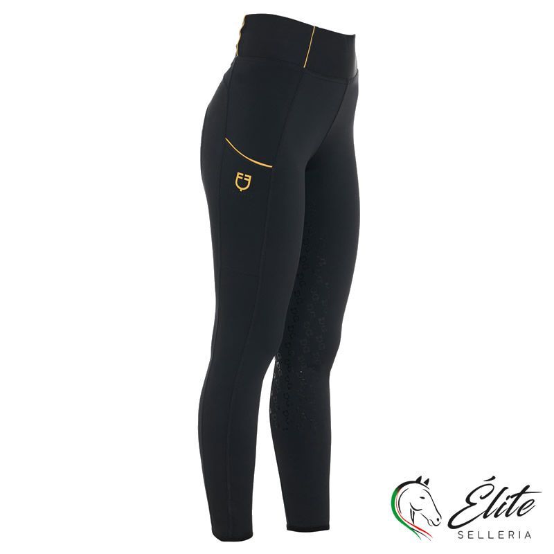 LEGGINGS DONNA SLIM FIT FULL GRIP NERO