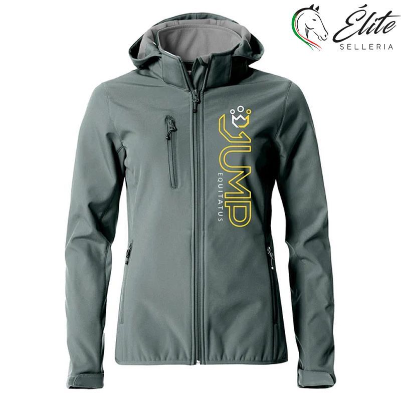 SOFTSHELL JUMP GRIGIO CON CAPPUCCIO 2024