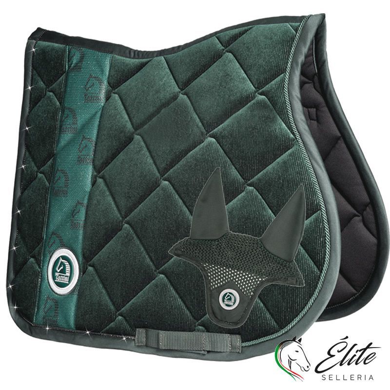 Vendita online SOTTOSELLA LIMITED EDITION LOUVRE VERDE CON CUFFIA - Selleria Élite del cavallo - Palermo - Sicilia- Italia