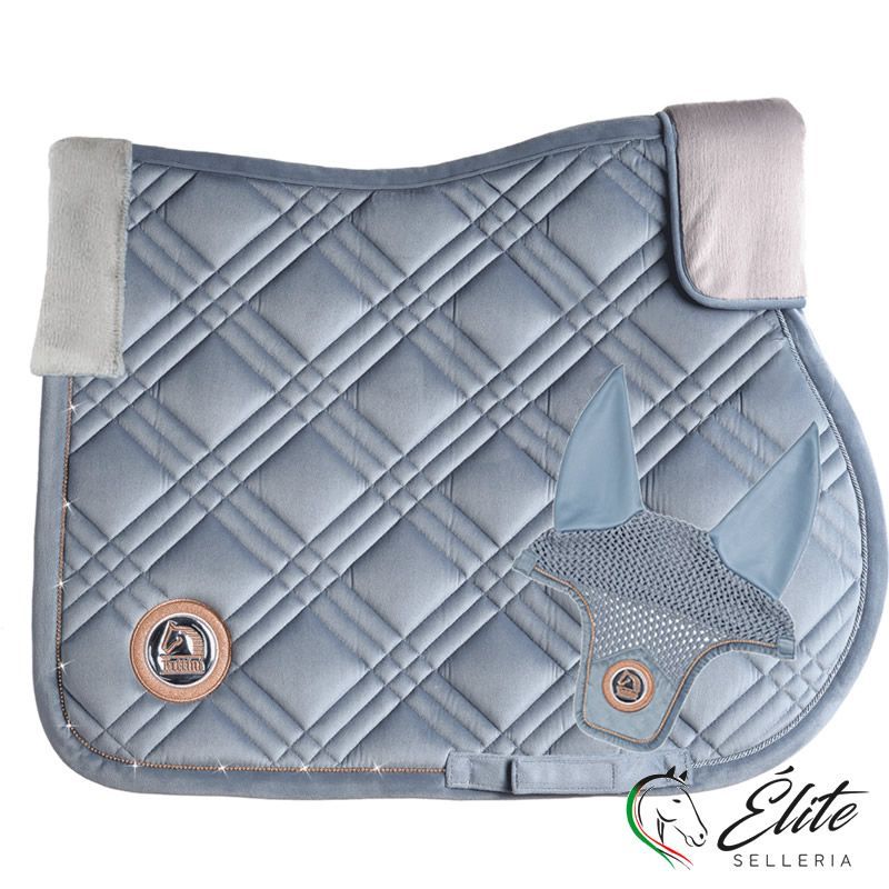 Vendita online SOTTOSELLA LIMITED EDITION PRADO AZZURRO CON CUFFIA - Selleria Élite del cavallo - Palermo - Sicilia- Italia