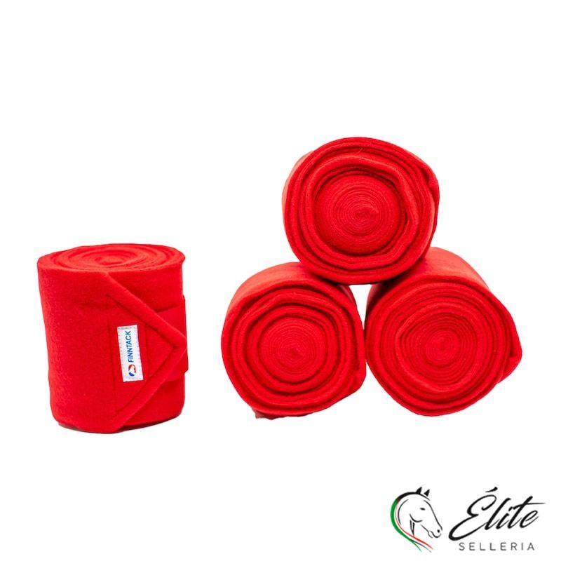 FASCE DA RIPOSO IN PILE ROSSE (4 PZ)