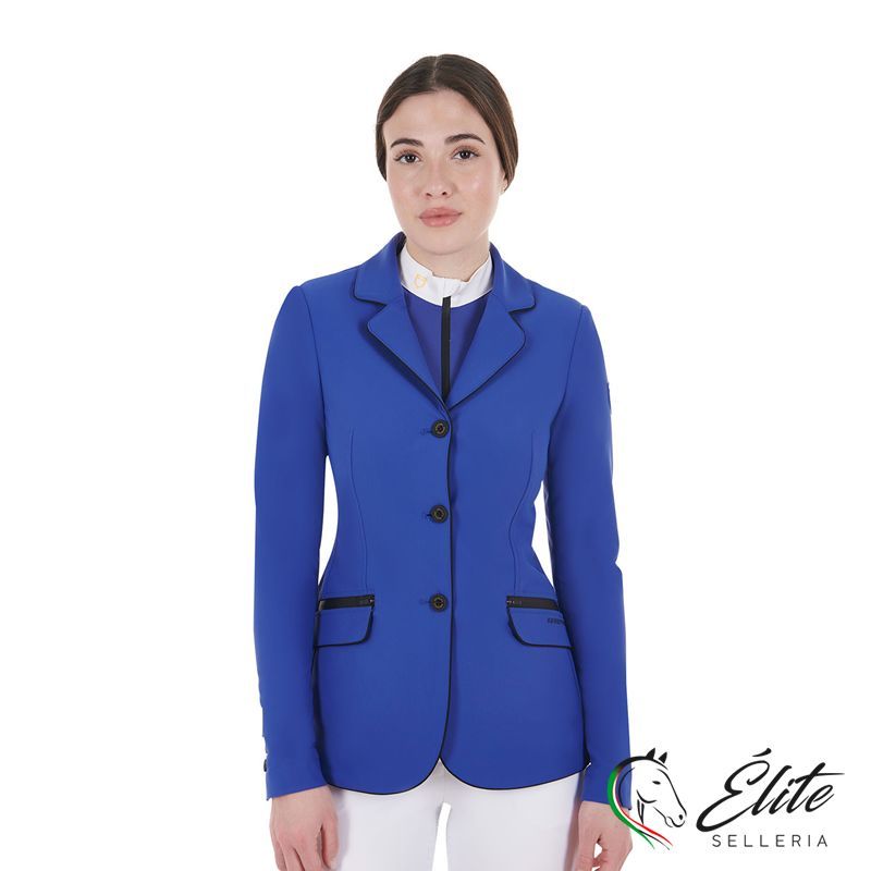 Monta inglese, Abbigliamento, Giacche da concorso - vendita online GIACCA COMPETIZIONE DONNA EQUESTRO ROYAL - marca: Equestro - Selleria Élite del cavallo - Palermo - Sicilia- Italia