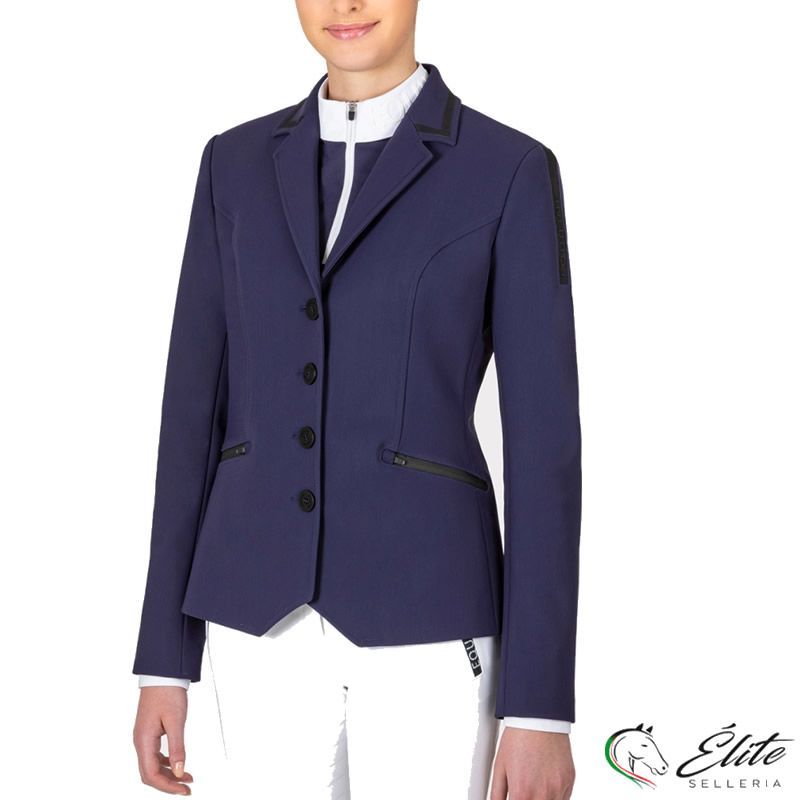 Monta inglese, Abbigliamento, Giacche da concorso - vendita online Giacca competizione donna cobalto - 50% - marca: Equiline - Selleria Élite del cavallo - Palermo - Sicilia- Italia