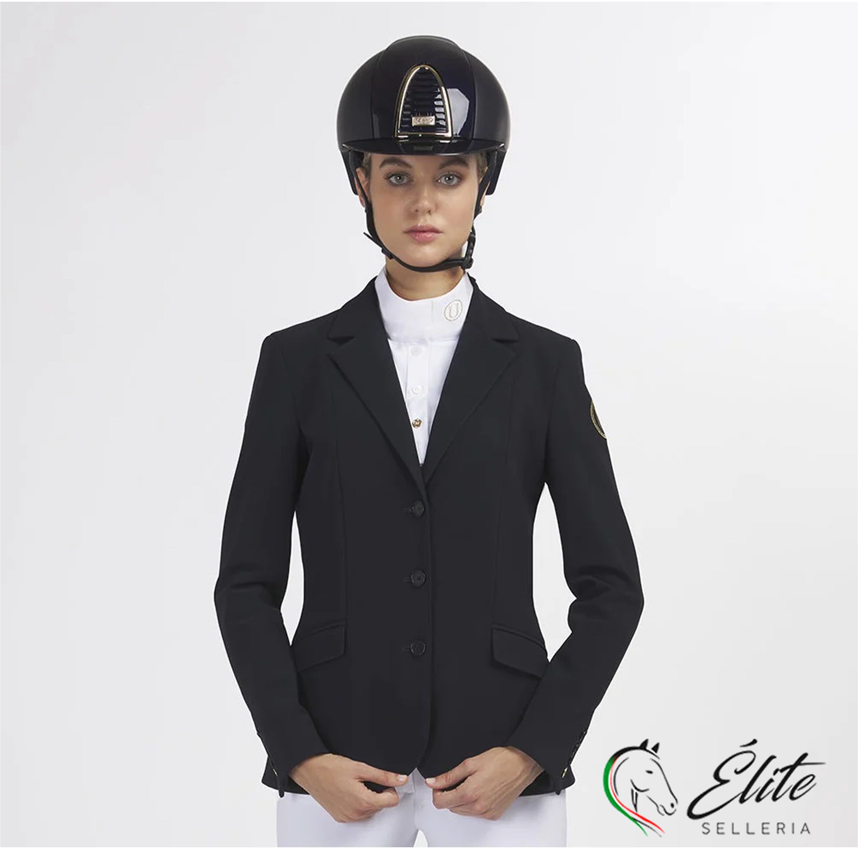 Monta inglese, Abbigliamento, Giacche da concorso - vendita online Giacca competizione donna blu - marca: U-Black Rider - Selleria Élite del cavallo - Palermo - Sicilia- Italia