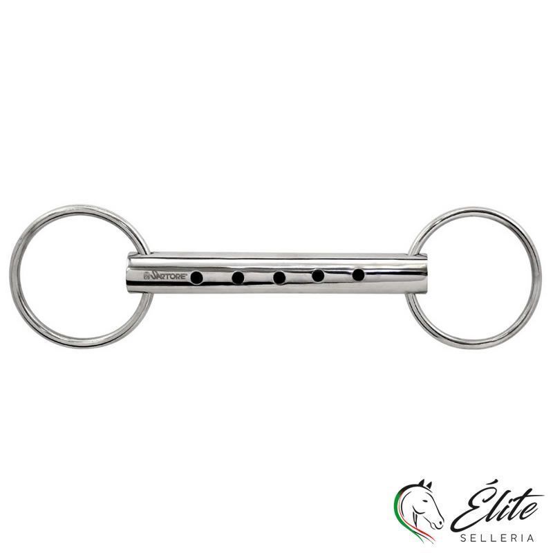 Vendita online FILETTO RESPIRO INTERO VUOTO ACCIAIO INOX - Selleria Élite del cavallo - Palermo - Sicilia- Italia