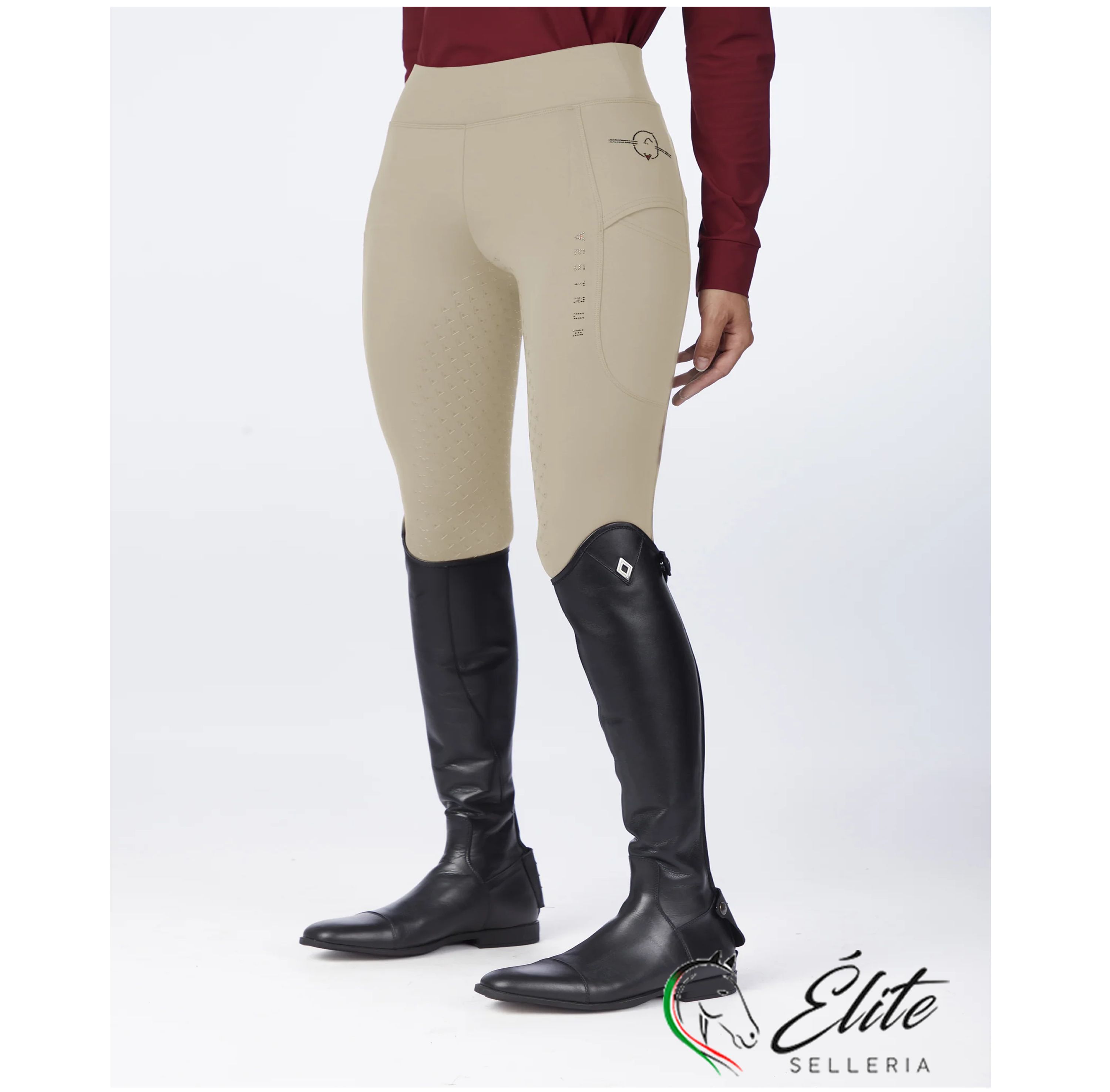 Monta inglese, Abbigliamento, Pantaloni e Leggings - vendita online LEGGINGS DA EQUITAZIONE DA DONNA CON FULL GRIP BEIJE - marca: Vestrum - Selleria Élite del cavallo - Palermo - Sicilia- Italia
