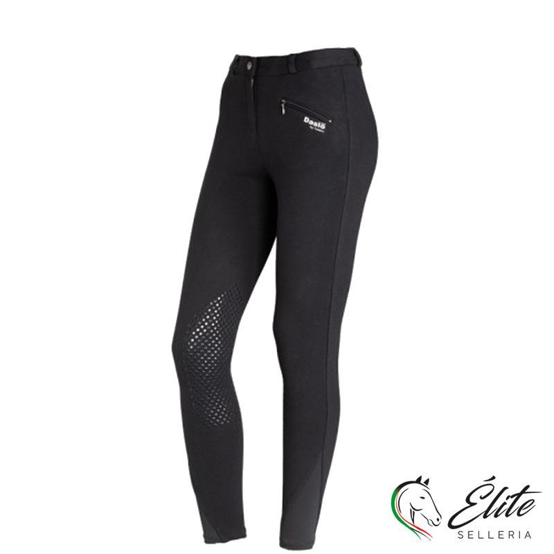 PANTALONI 4 STAGIONI DASLO DONNA NERI CON GRIP