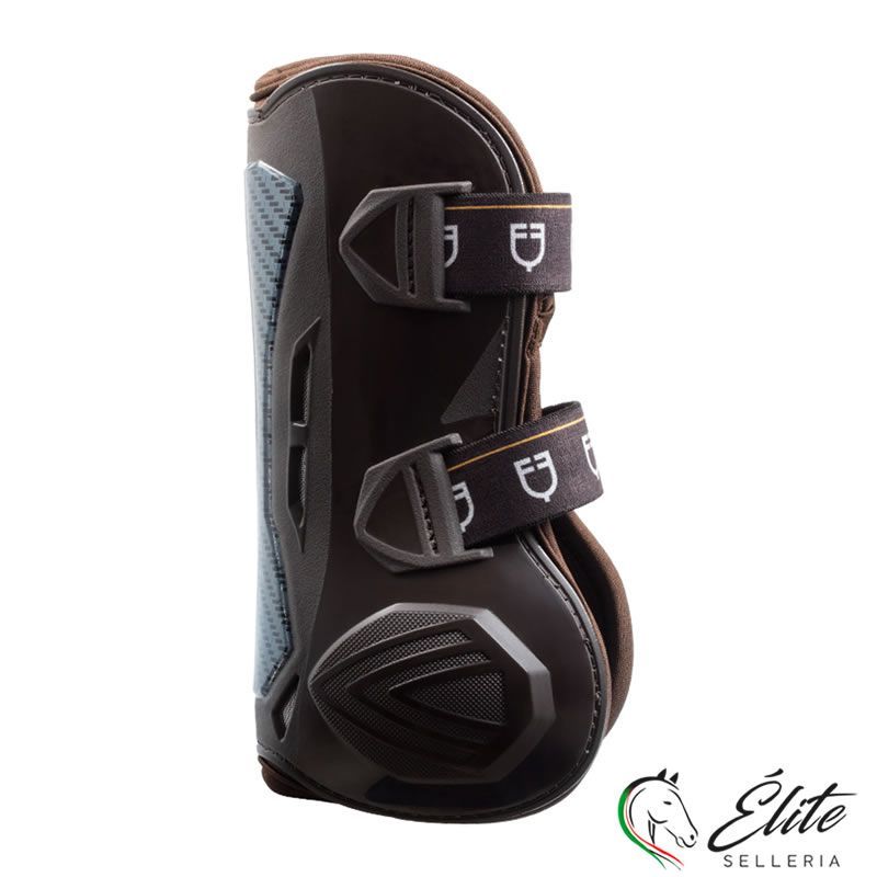 Monta inglese, Protezioni, Paratendini - vendita online PARATENDINI IN NEOPRENE A SGANCIO RAPIDO MARRONE - 20% - marca: Equestro - Selleria Élite del cavallo - Palermo - Sicilia- Italia