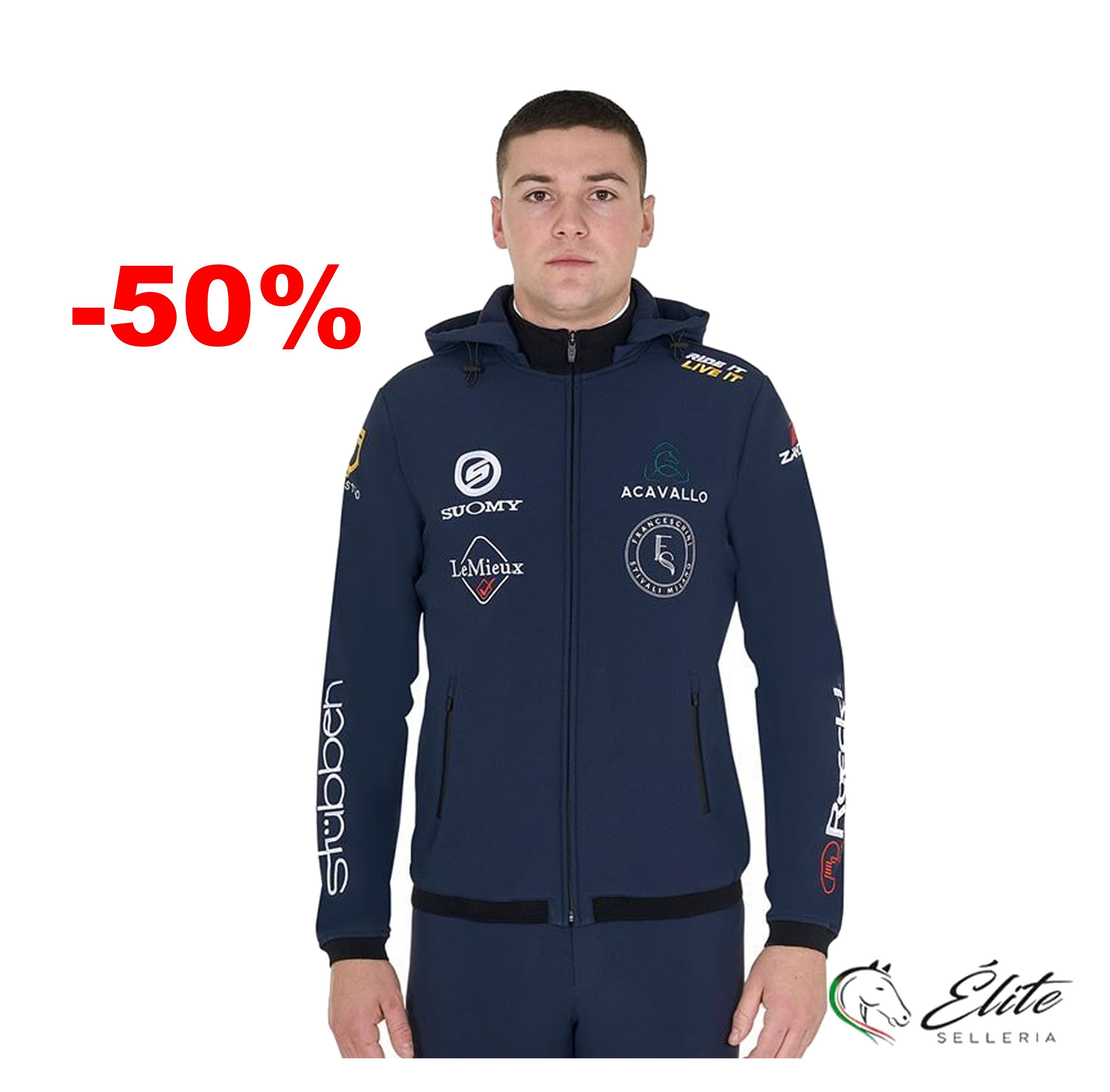 Monta inglese, Abbigliamento, Felpe e Softshell - vendita online NEW STYLE SOFTSHELL UOMO MULTILOGO - marca: Amahorse - Selleria Élite del cavallo - Palermo - Sicilia- Italia