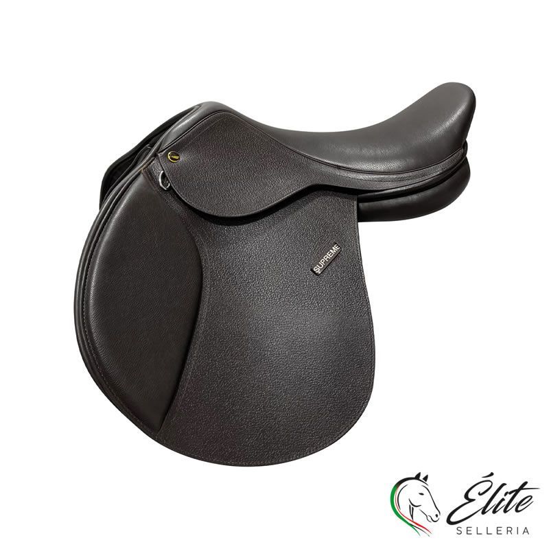 Monta inglese, Selle inglesi, Selle da salto - vendita online SELLA DA SALTO SUPREME CON ARCO INTERCAMBIABILE BROWN - marca: Amahorse - Selleria Élite del cavallo - Palermo - Sicilia- Italia