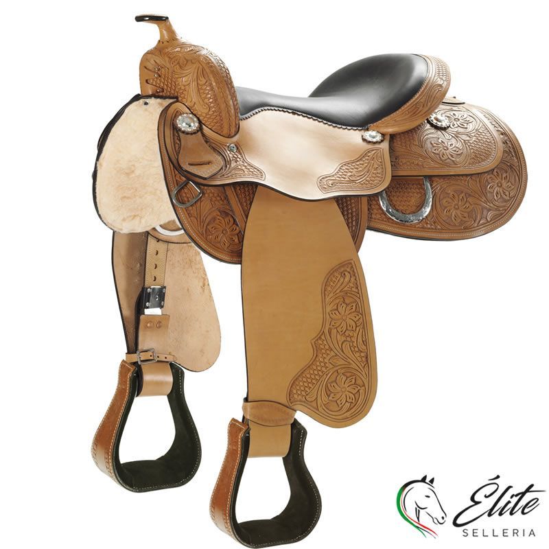 Monta western, Selle Western - vendita online SELLA WESTERN NATOWA NR. 2214 - marca: Tattini - Selleria Élite del cavallo - Palermo - Sicilia- Italia