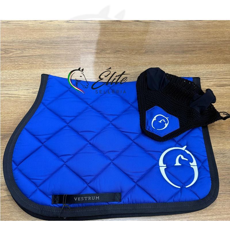 Monta inglese, Sottosella e Cuffiette, Completo Sottosella + Cuffietta - vendita online Sottosella vestrum Bonn con cuffia - marca: Vestrum - Selleria Élite del cavallo - Palermo - Sicilia- Italia