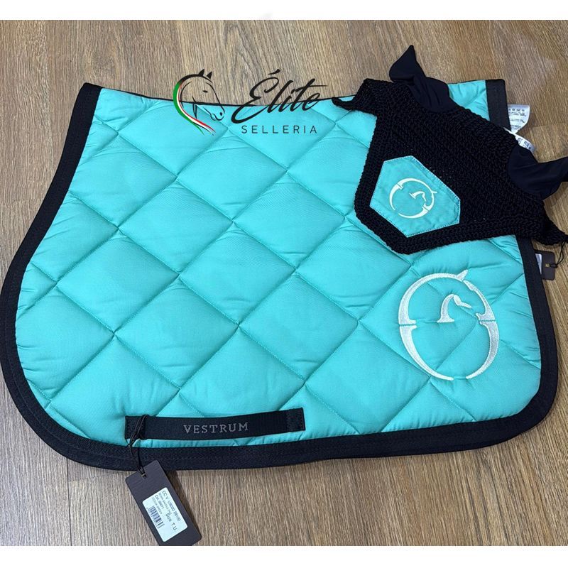 Monta inglese, Sottosella e Cuffiette, Completo Sottosella + Cuffietta - vendita online Sottosella vestrum Bonn con cuffia - marca: Vestrum - Selleria Élite del cavallo - Palermo - Sicilia- Italia