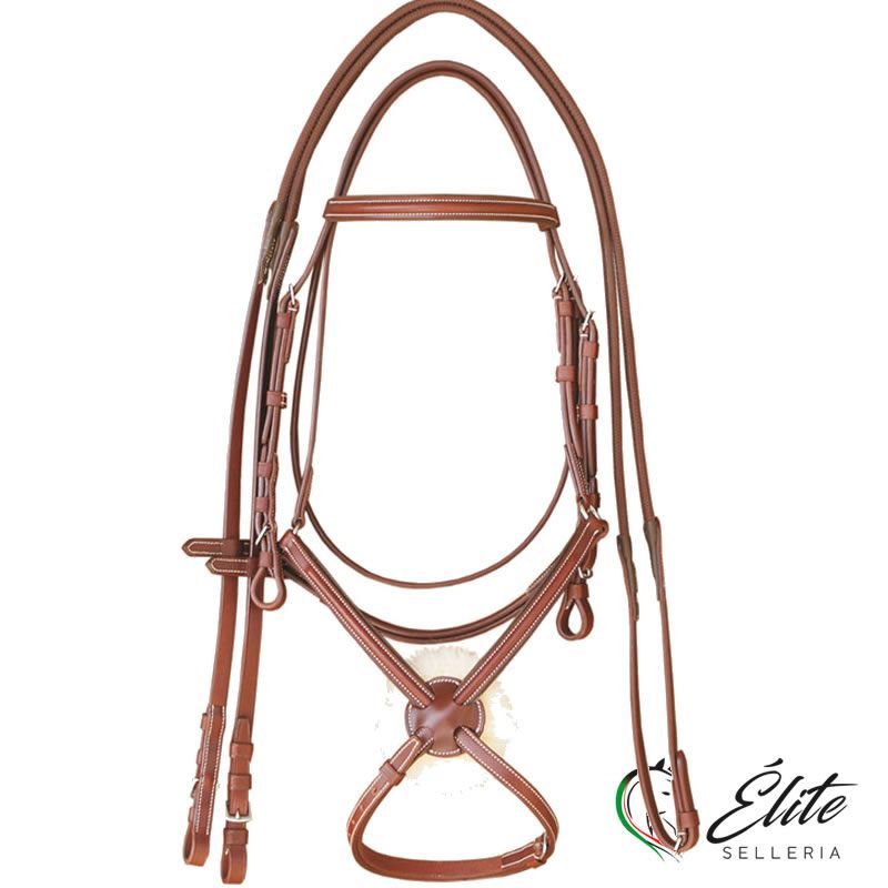 Monta inglese, Testiere - vendita online TESTIERA MESSICANA SUPREME - marca: Equestro - Selleria Élite del cavallo - Palermo - Sicilia- Italia