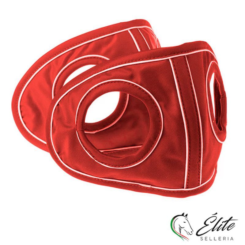 Trotto, Cuffie e papaline,  - vendita online PAPALINA PONY ROSSA - marca: Finntack - Selleria Élite del cavallo - Palermo - Sicilia- Italia